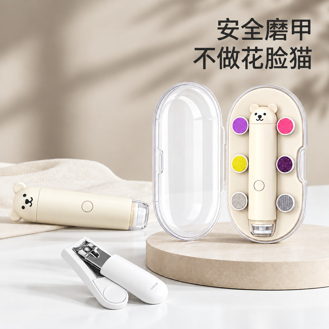 Electric nail grinder, baby nail clippers, specifically designed for newborns, newborn nail clippers, baby nail clippers
