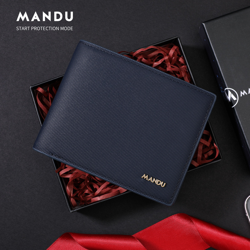 Cross-Border Wholesale Wallet Men's High-End Wallet Wallet Fashion Business Multi-Functional Rfid Wallet Wallet for Men