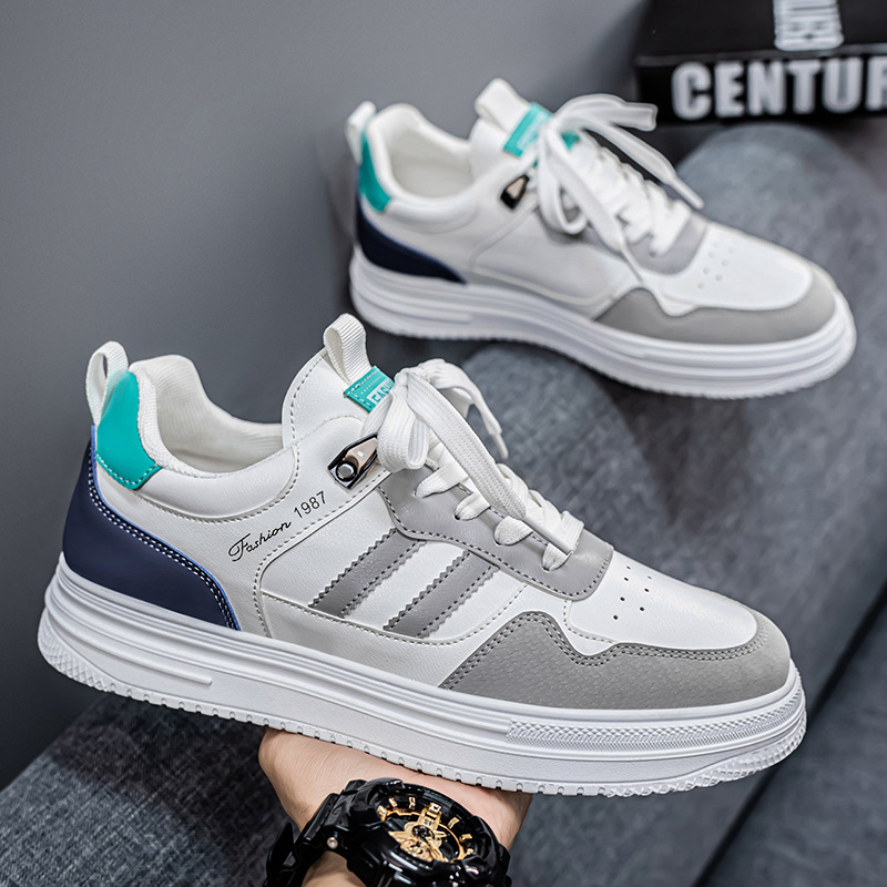 2025 verano transfronterizo nueva tendencia coreana zapatos de skate de tendencia baja zapatos blancos de moda de hombre zapatos deportivos casuales