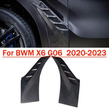 适用新款宝马X6 G06 LD款包围干碳纤维叶子板侧风口改装车身套件