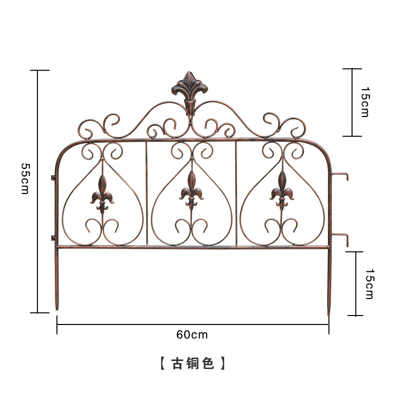 D 오래된 청동-삽입 할 울타리