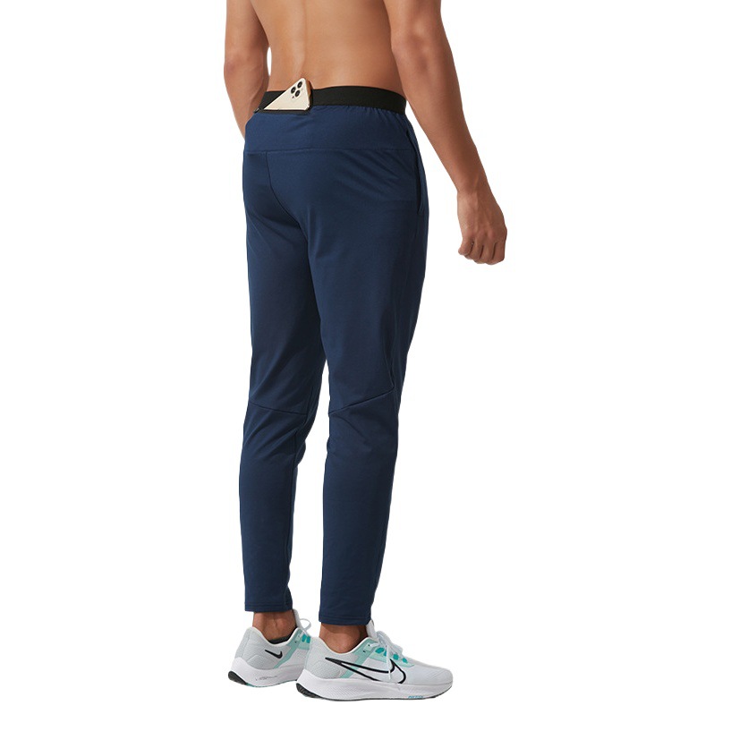 Pantalones deportivos para hombre con forro polar para otoño e invierno, holgados, elásticos, para correr al aire libre y hacer ejercicio, pantalones largos de secado rápido, de secado rápido y con forro polar.
