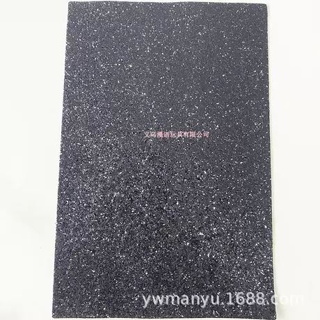 Black thick glitter 20*30