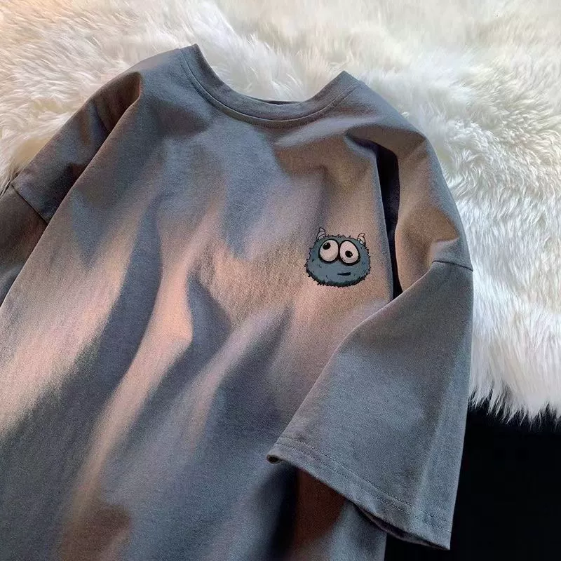 Источник производителя футболки с короткими рукавами мужская одежда летом свободный мультфильм американский принт