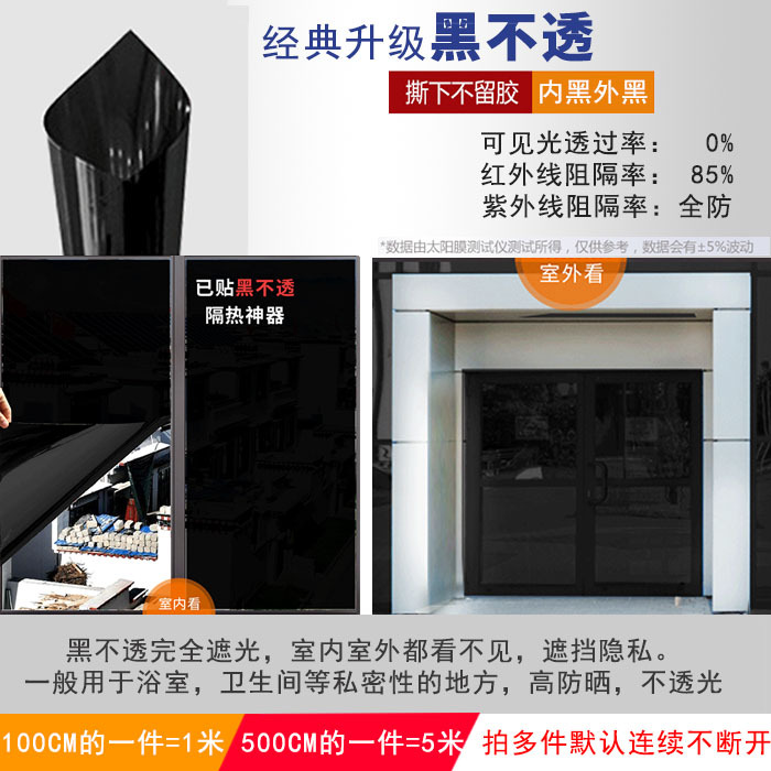 클래식 블랙 불 투과성 (단열/폭발 방지)