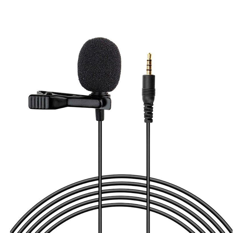 Микрофон с проводным воротником в прямом эфире