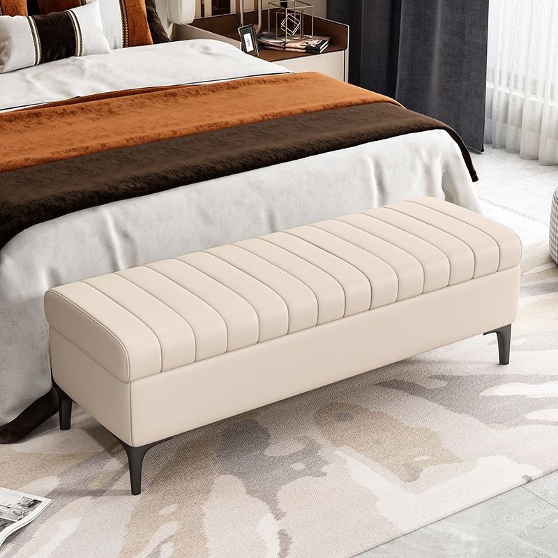 Storage bench at the end of the bed, long bench for shoe store entrance, rectangular bedroom storage bench, can be used as a shoe cabinet, suitable for living room and bedside