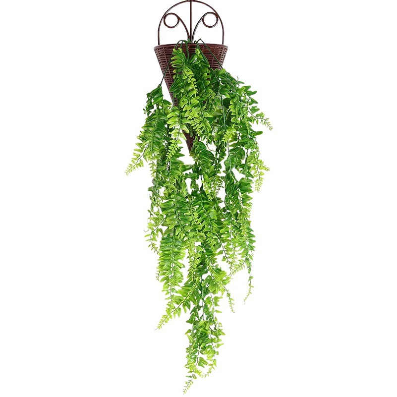 Amazon simulación colgante de pared hierba persa ratán colgante artificial helechos vid colgando planta verde