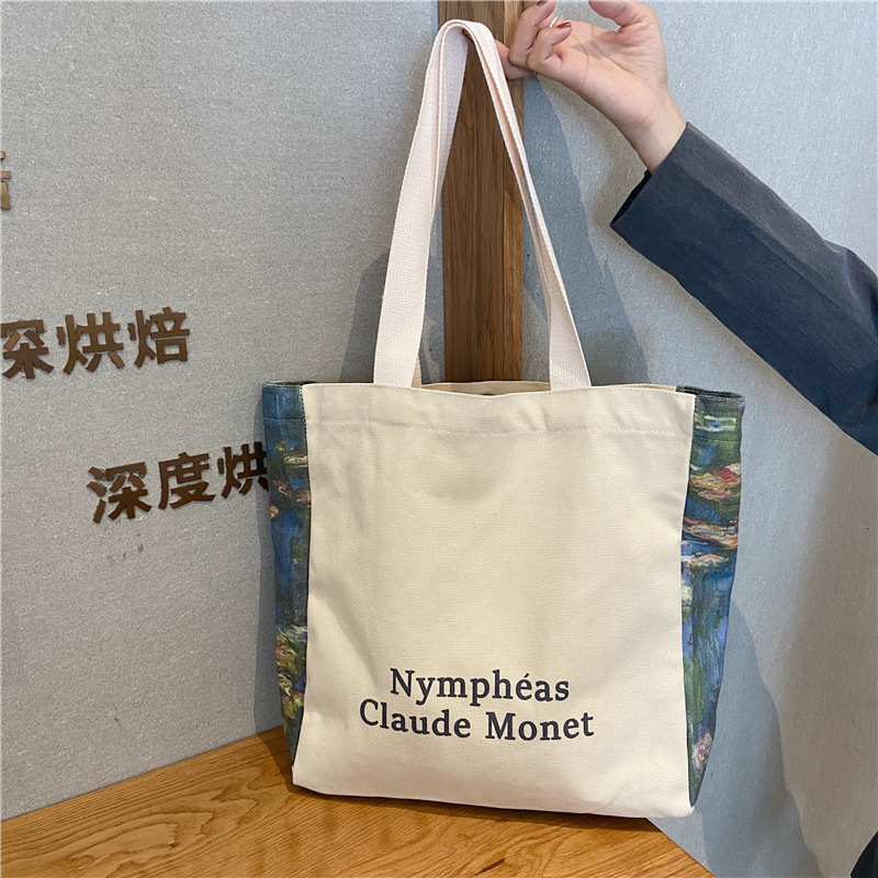 【 In Stock 】09251 Japanese-style simple design large-capacity student single-shoulder bag, Korean-style Instagram shopping bag undefined