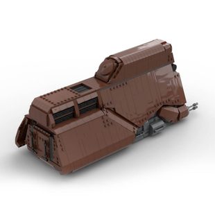 Building Blocks Cross-Border Moc-107021 Tech Multi-Service Transport Vehicle 1866 Model Parts/Brown