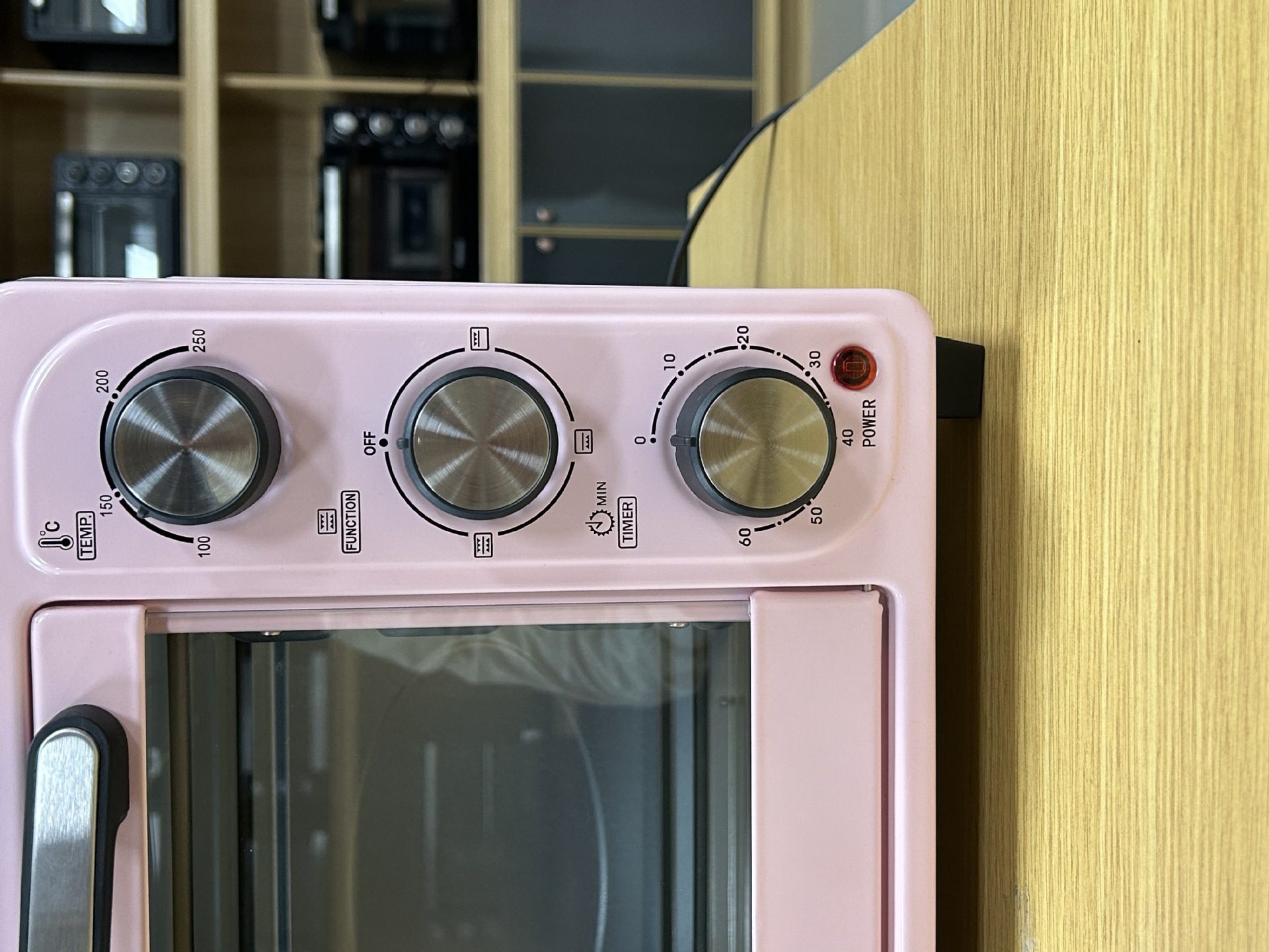 21L color rosa pequeño horno de aire doméstico automático multifuncional fábrica de comercio exterior personalizada ks21 image 5