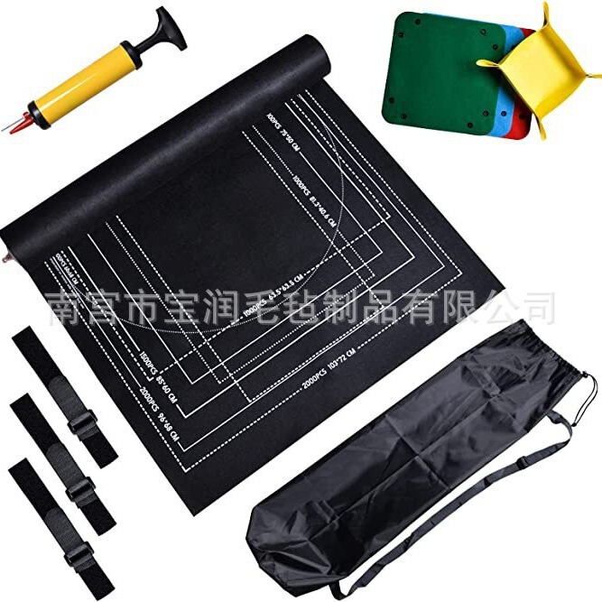 Supply Multi-specification felt puzzle storage mat new creative children's puzzle storage blanket felt puzzle blanket