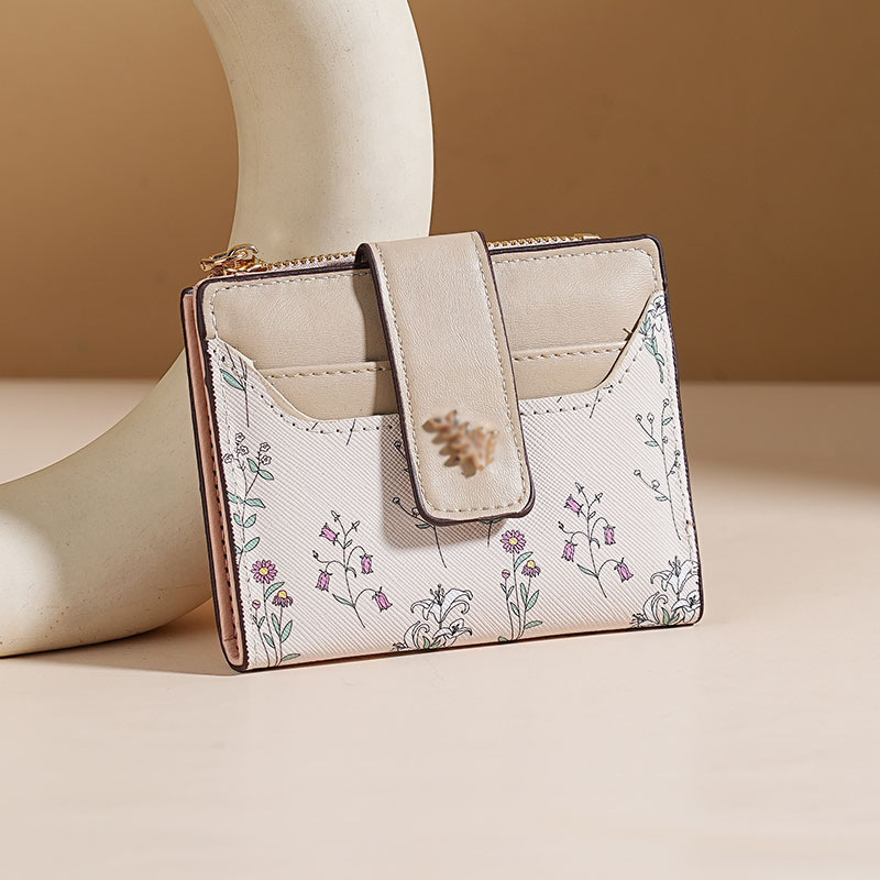 Insfeng nicho diseño original de la billetera corta de la mujer pequeña sensación fresca de alto nivel bolsas de tarjetas cero estudiantes explosivos transfronterizos