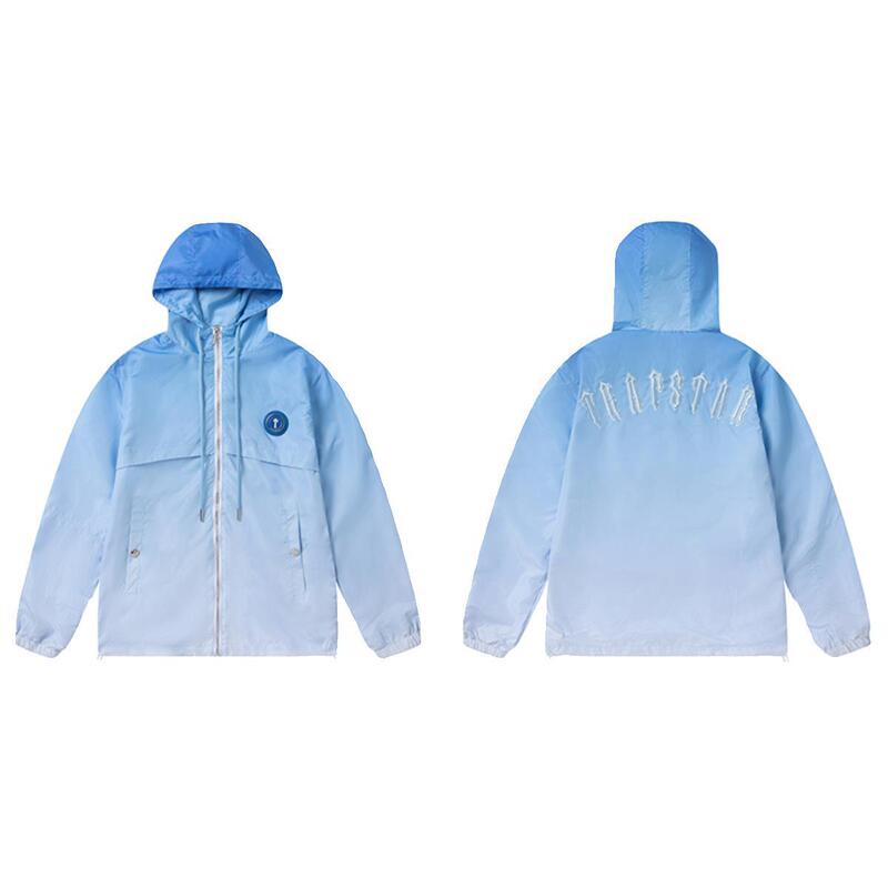 クロスボーダーTrapstar美潮高街男女フード付きジャケット刺繍アルファベットゆるい突撃服ジッパーコート潮|undefined