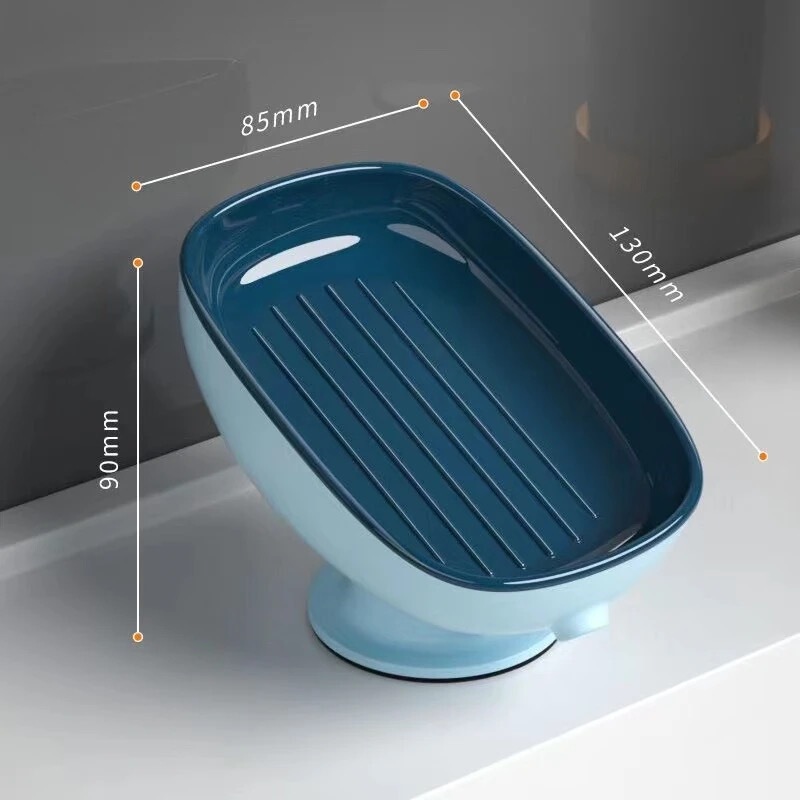 ソープボックスドレンフリーパンチング家庭用ライト高級吸盤ソープボックスバスルーム収納ソープラックバスルーム収納ラック|undefined