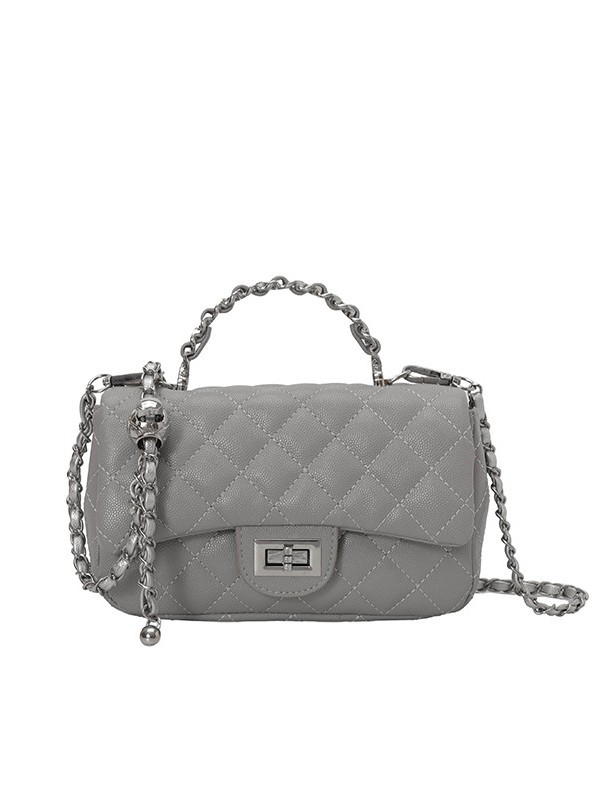 Moda de cadena de diamante bolso de mano para mujeres 2026 nuevo estilo transfronterizo de alta humedad de moda lujosa bolsa de mochila
