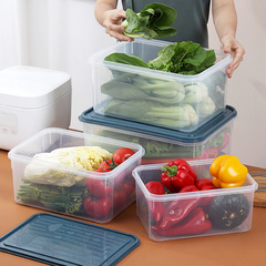 One-time use large-capacity thickened kitchen storage box, household refrigerator preservation box, large plastic anti-mold box