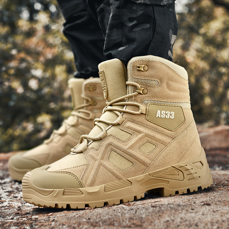 2024 botas de hombre botas de combate grandes transfronterizas botas de campo de alto perfil botas de montaña de hombre botas de excursión Amazon botas al aire libre para hombres