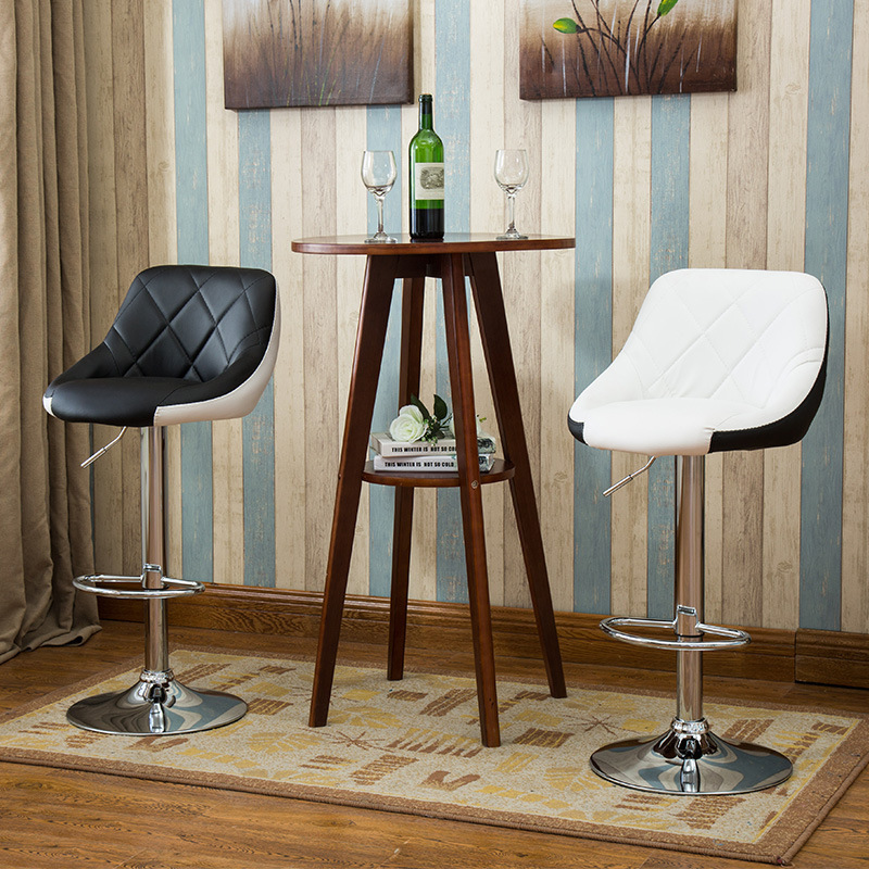 Modern minimalist riser bar chairs tall stool bar counter chair back high stool front desk bar chair cashier counter bar stool