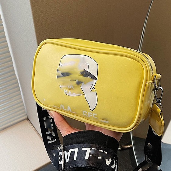 Bolsos transfronterizos Bolsos cuadrados pequeños europeos y americanos 2025 Nueva moda Bolso bandolera Bolso de cámara Lafayette impreso