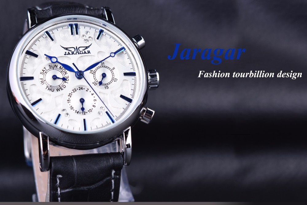 Automatic Mechanical Men’s Watch With Leather Strap And Calendar_voghion.com