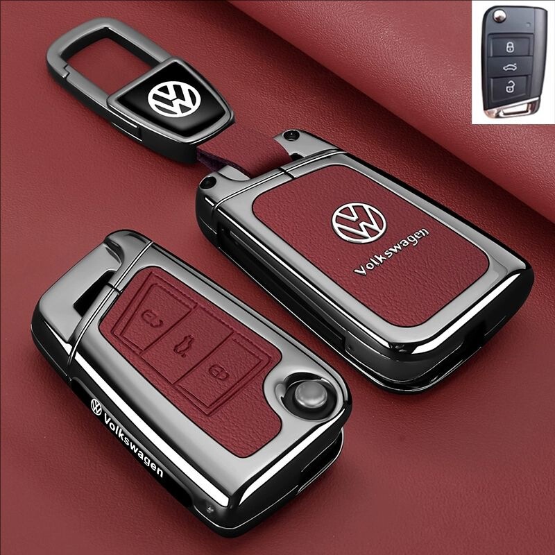 Suitable for Volkswagen Lavida Key Cover, Polo, Lamando L, Passat, Id3, T-Cross, Id4X, Tiguan X Car Key Case