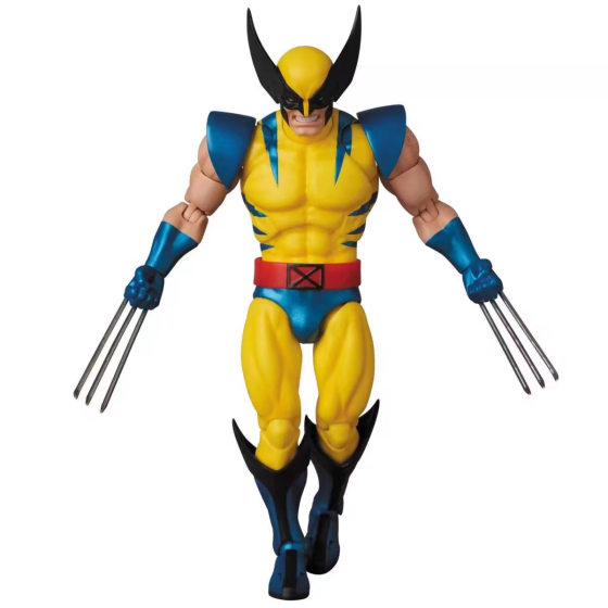 Neca Deadpool Maf096 Comic Classic Suit Wolverine Logan X-Men Movable Model Figure Ornament