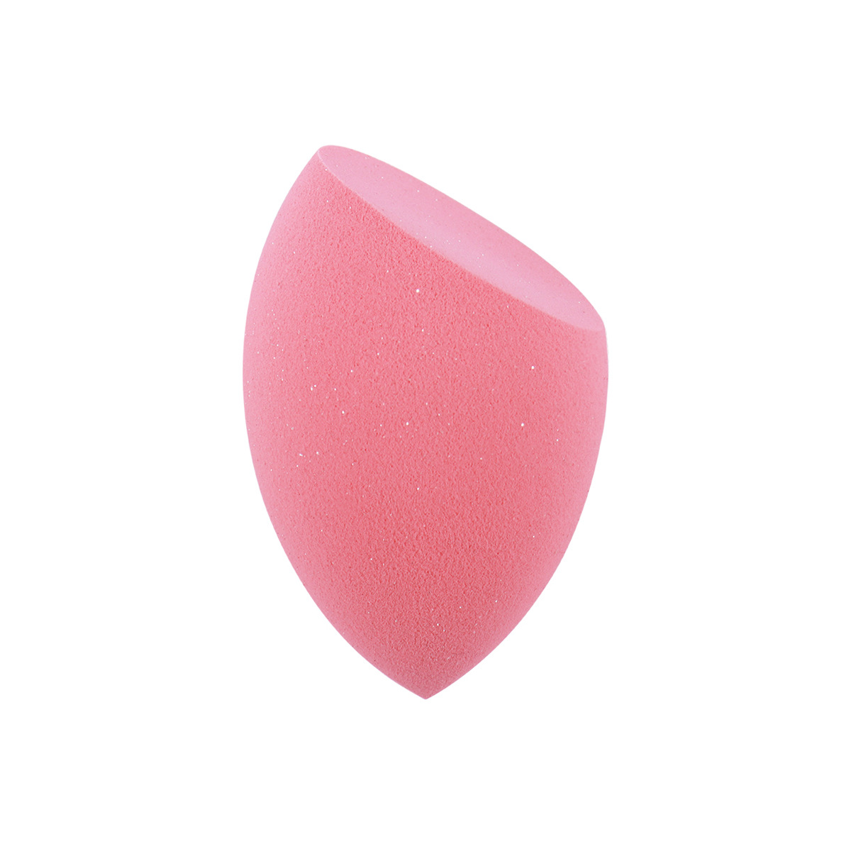 Nuevo huevo de belleza, esponja súper suave, soplo de polvo, sin base líquida, huevo de maquillaje seco y húmedo, huevo de maquillaje rosa cortado en diagonal de doble uso