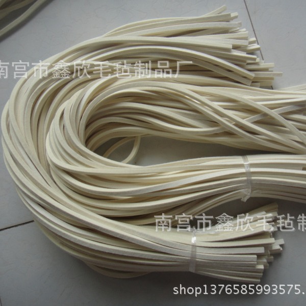 厂家供应毡条毛毡条 吸油羊毛毡条 防尘密封毛毡条，漆包线毛毡