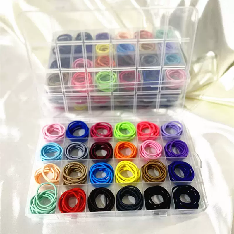 儿童橡皮筋宝宝小揪揪发圈扎发小皮筋毛巾圈不伤发弹性好女童头绳