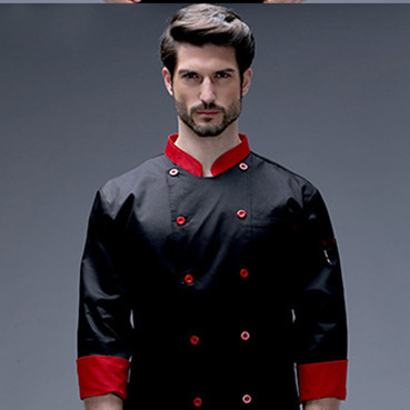 Ropa de chef Hombre Manga larga Blanco Transpirable Logotipo Bordado Comedor Hotel Tooling Comedor Chef Ropa de trabajo