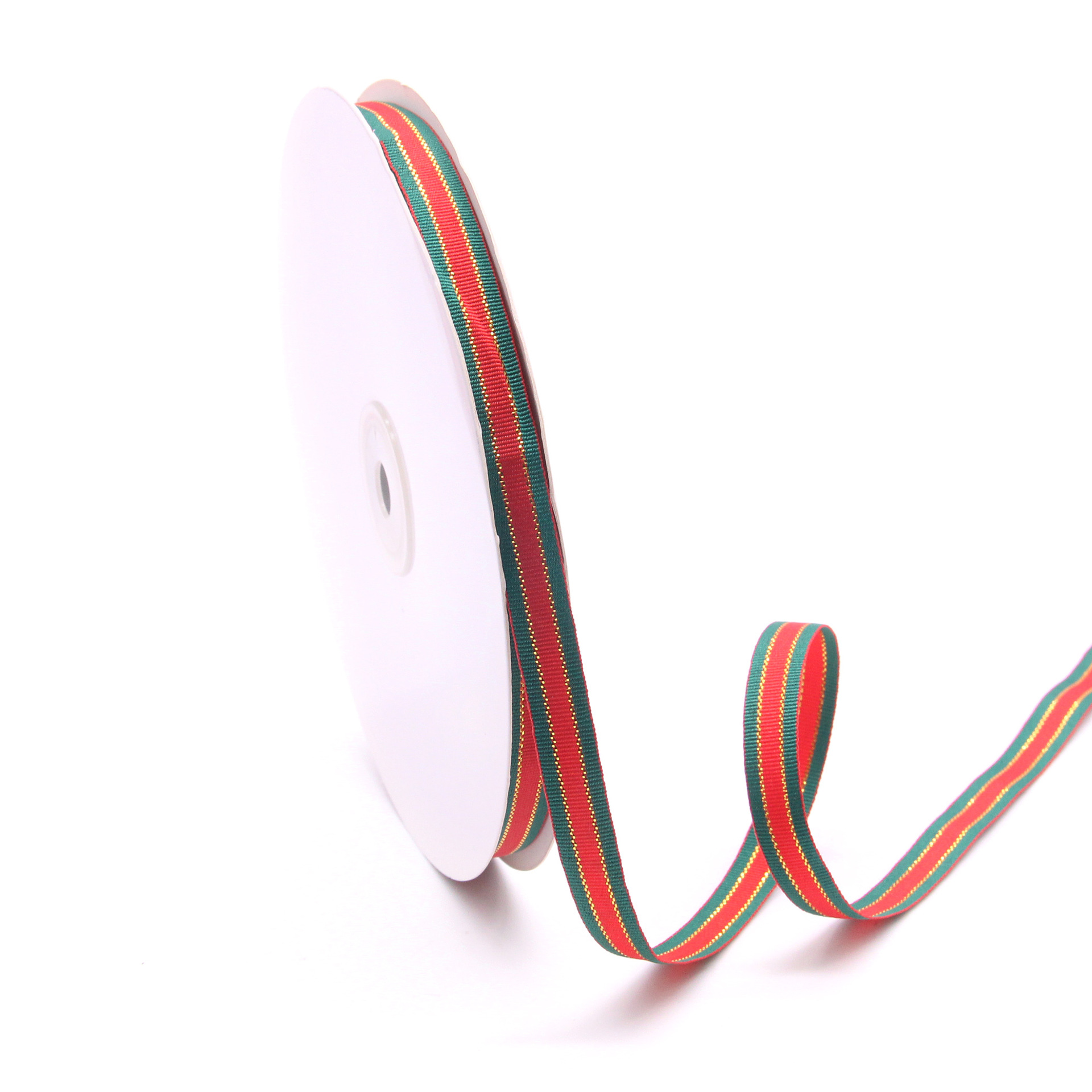 1.0 1.5 2.5 4.0cm Cinta a rayas de Phnom Penh Decoración navideña Cinta a cuadros roja y verde Cinta de Phnom Penh