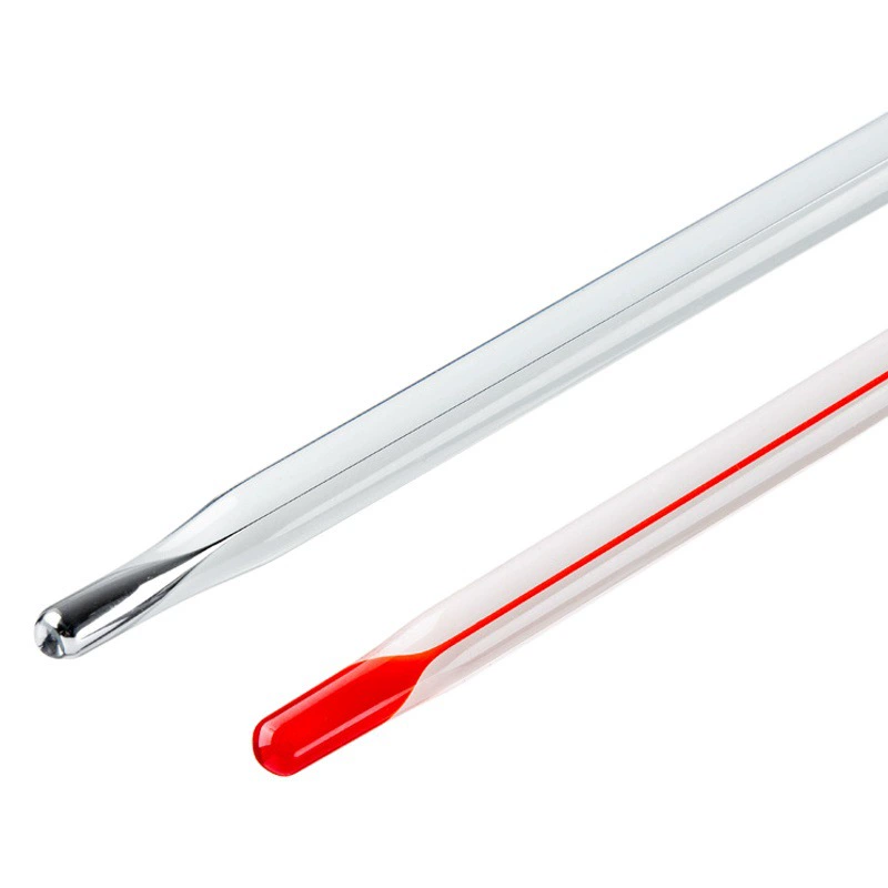 Xiangbo красный ртутный термометр лабораторный стеклянный стержень промышленный Высокоточный красный жидкий физический термометр водяной термометр