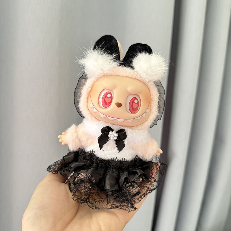 服のみ】第二世代ブラインドボックス ラブブ服 エポキシ樹脂製顔飾り ラブブ シットシットパーティーシリーズ ベビー服 可愛い|undefined