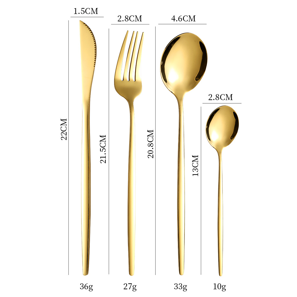 Bestiksæt i rustfrit stål til hotel og restaurant_voghion.com