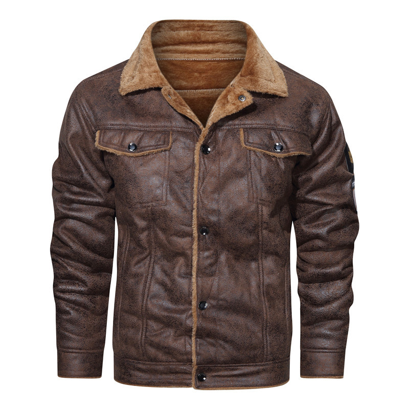 Men's Clothing Men's fur one-piece jacket_voghion.com