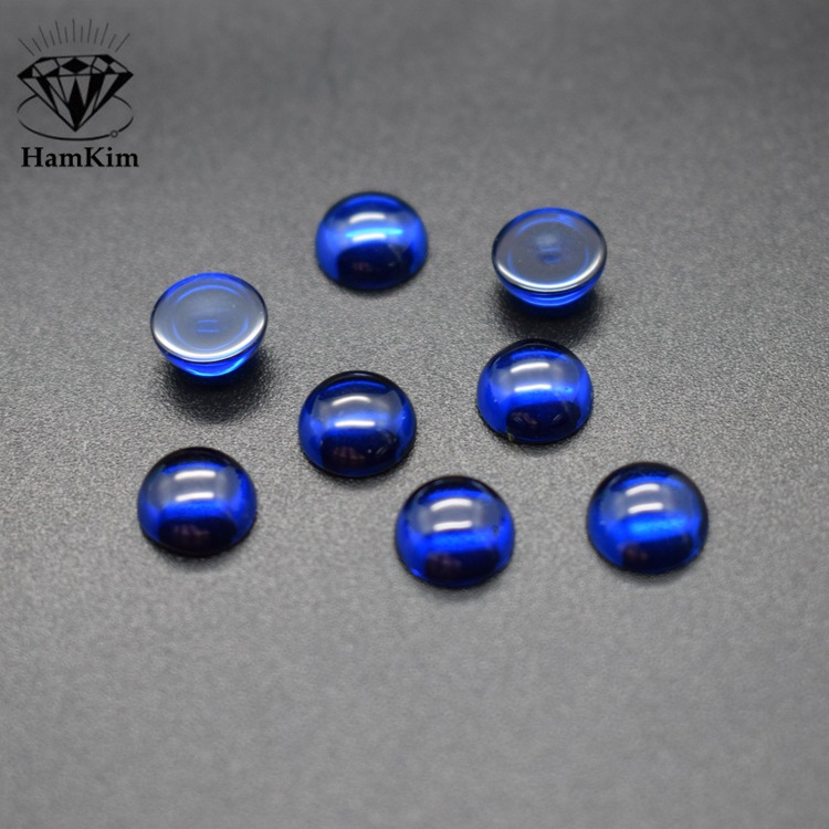 圆形 平底尖晶蓝