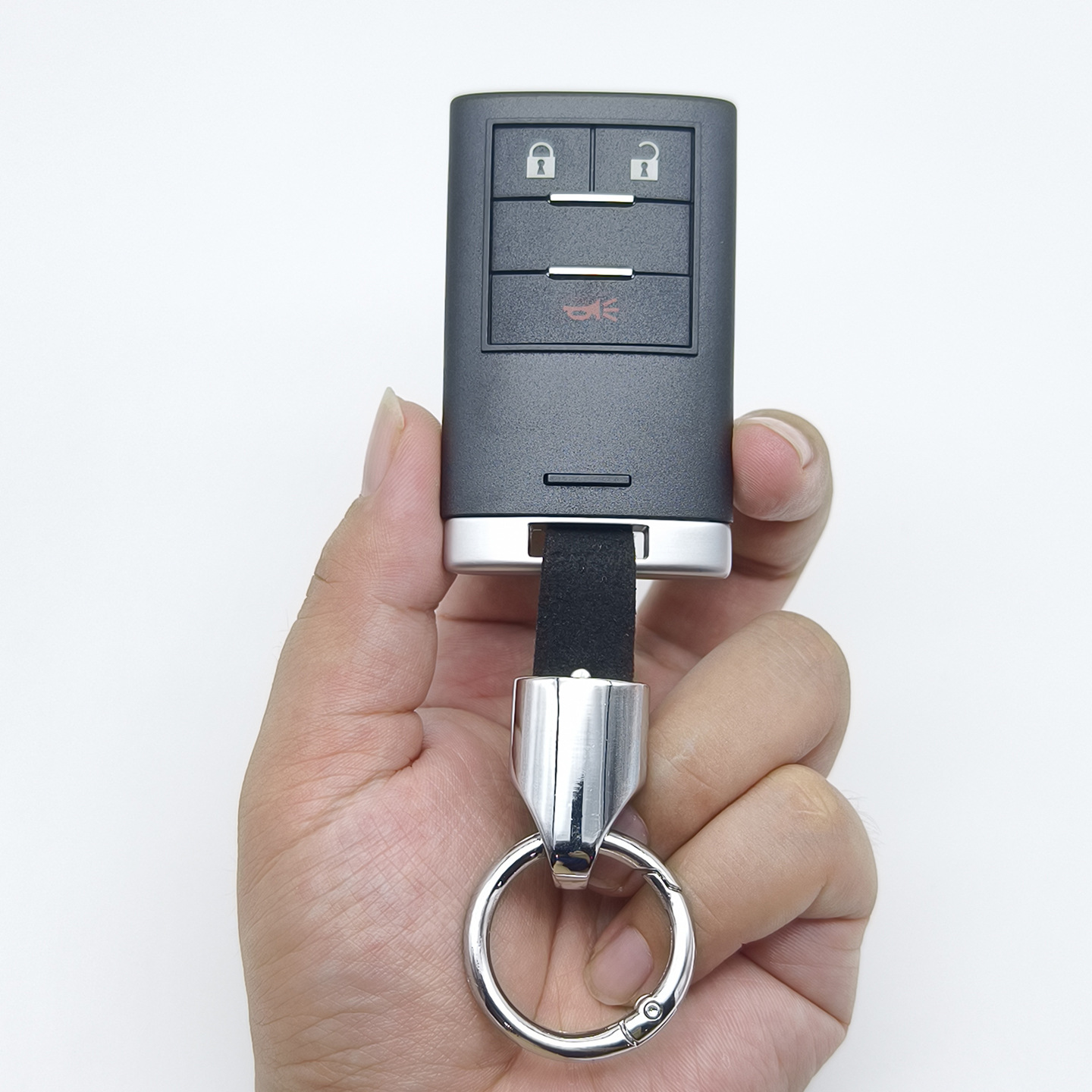 Plastic Key Shell Suitable for Holden Chevrolet Captiva 3-Button Smart Key Replacement Shell Metal Key