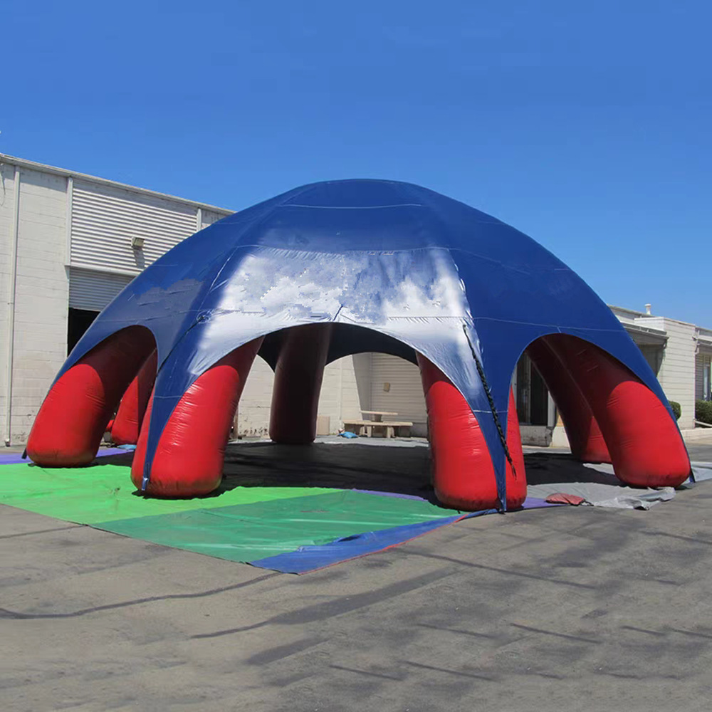 户外应急救灾充气帐篷大型厂家批发指挥防汛野外蓝天救援充气帐篷