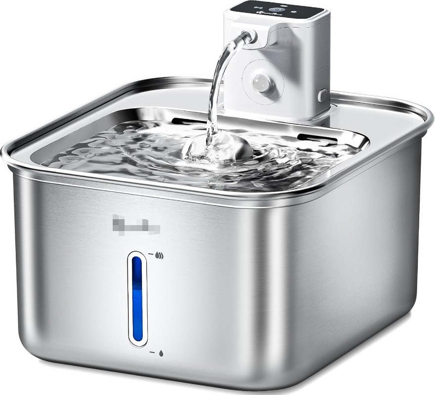 Fábrica de fuente de agua para gatos agua corriente no enchufable agua automática para gatos agua para gatos agua para beber image 14