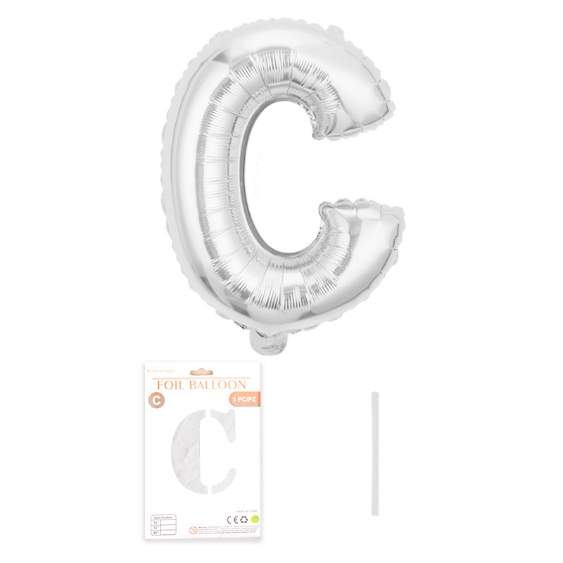 Tarjeta de papel independiente con letras de 32 pulgadas, embalaje fino, embalaje de globos de papel de aluminio, versión estadounidense, película de aluminio delgada, globo flotante al por mayor image 58