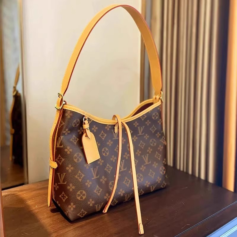 原标 芯片版 高版本 凯瑞奥L 真皮女包 单肩斜挎 carryall V 托特|undefined
