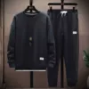 Navy Blue A02 Long Sleeve Set