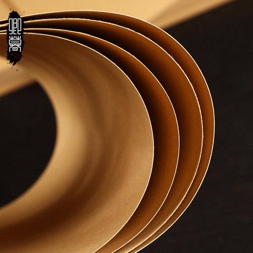 A4 kraft printing paper thickened 8k wood pulp painting handmade hard cardboard fully open large size cover packaging paper