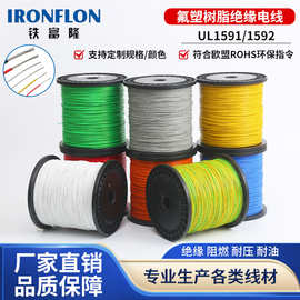 跨境氟塑料高温绝缘电线UL1591UL1592铁富隆无氧纯铜导体电线