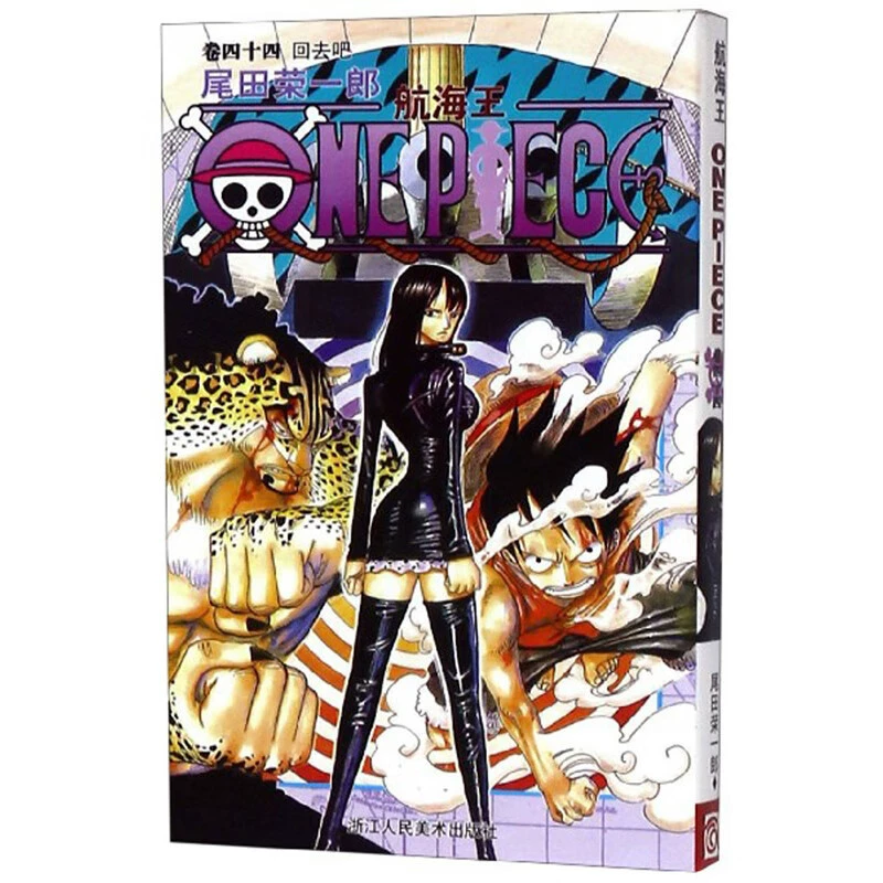 Подлинная манга-серия One Piece 1-108, аниме с горячей кровью, японский комикс, двумерная японская анимация