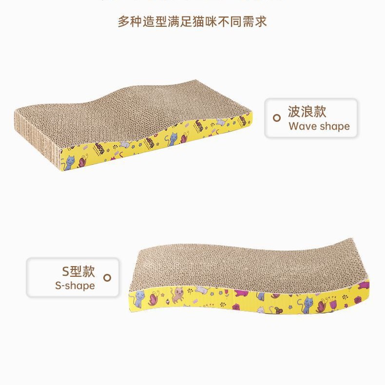 Fabricante al por mayor gato agarrar tablero juguetes para gatos papel corrugado gato nido grande desgaste juguetes para gatos garras tablero artículos para mascotas