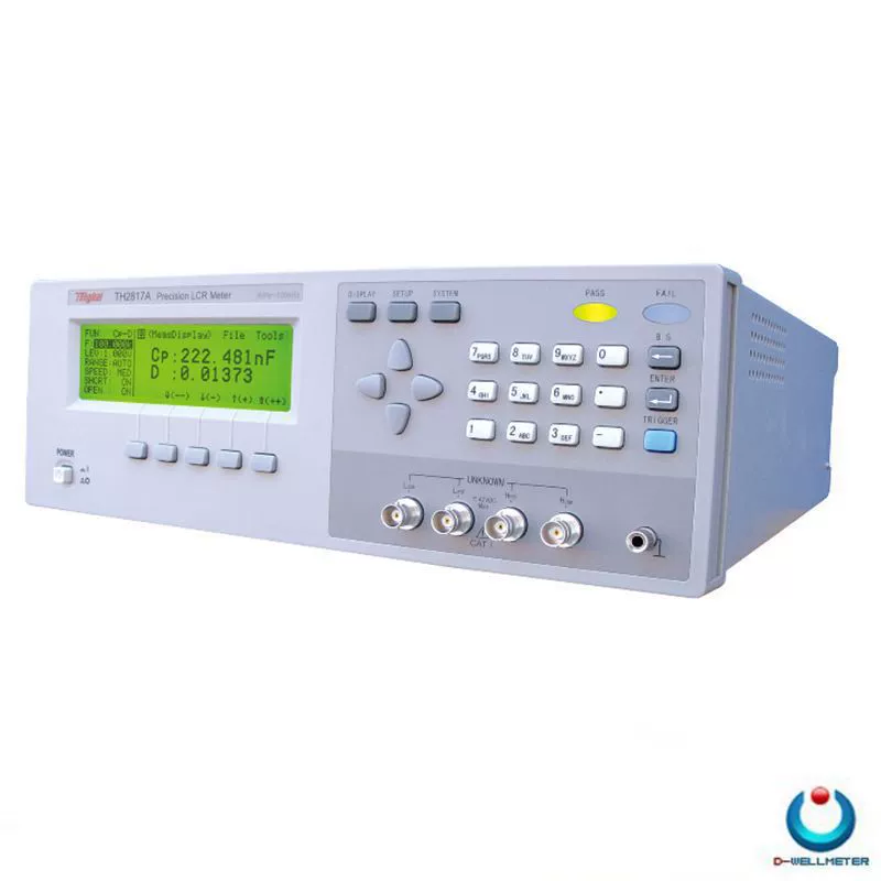 Чанчжоу Tonghui TH2817A LCR Цифровой мост 100 кГц Базовая точность 0,05% 16 точек измерения частоты