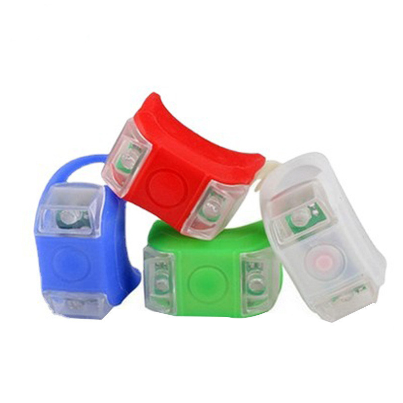 Bicicleta de montaña Rana luz trasera faro advertencia decoración (seis generaciones Rana luz) Bicicleta equipo de equitación