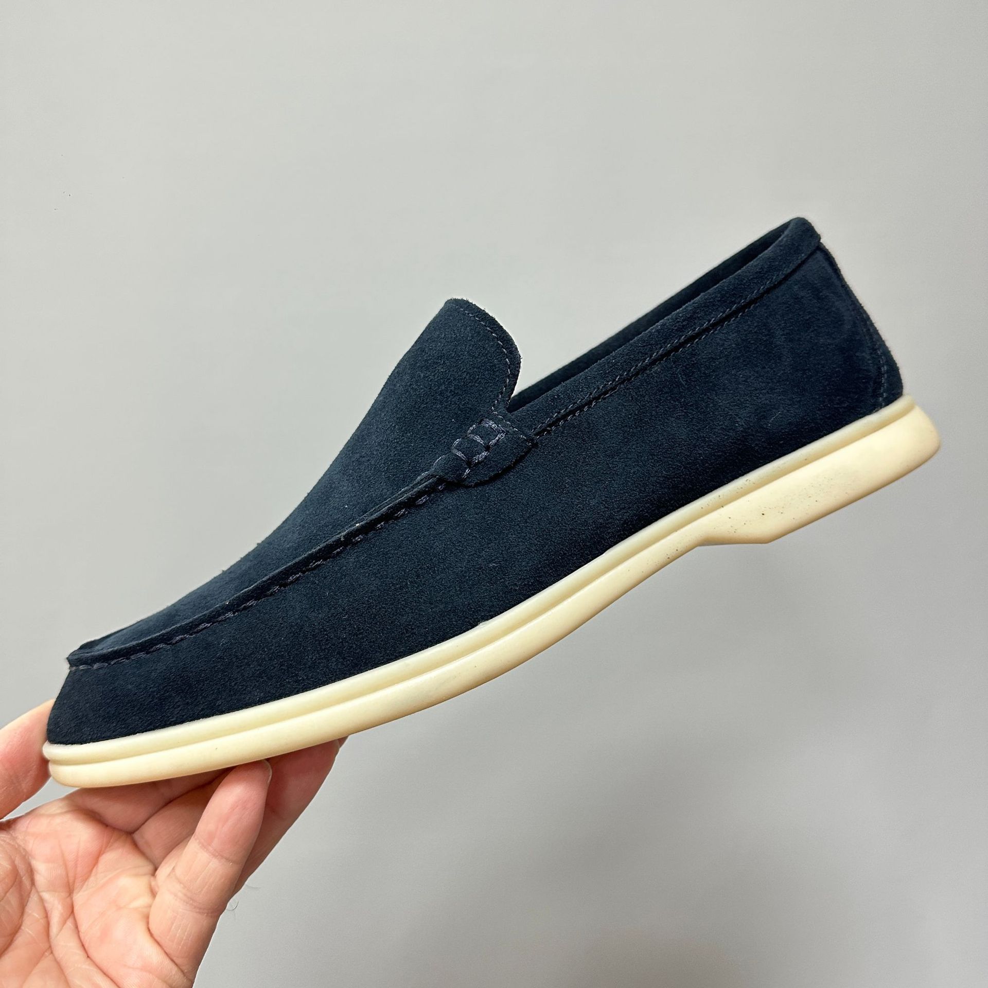 Kişi dəri loafer ayaqqabıları, klassik sürüşmə model